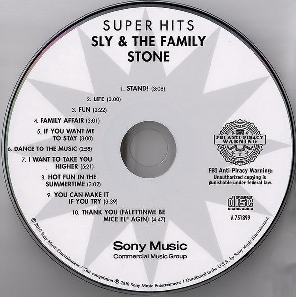 Sly & The Family Stone : Super Hits (CD, Comp)