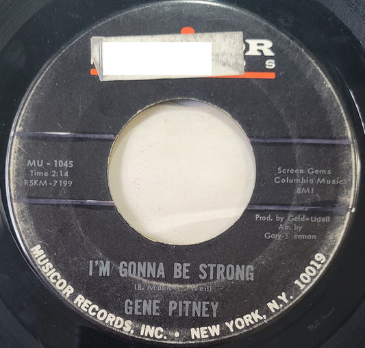 Gene Pitney : I'm Gonna Be Strong  (7", Single, Ind)