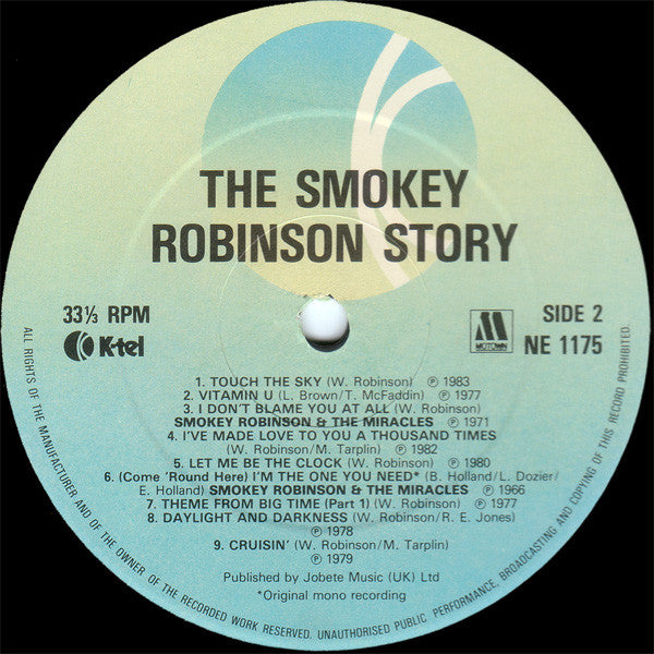 Smokey Robinson : The Smokey Robinson Story (18 Golden Greats) (LP, Comp)