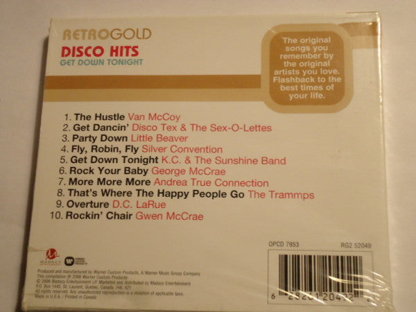 Various : Disco Hits: Get Down Tonight (CD, Comp)