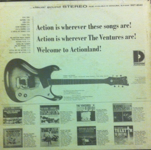 The Ventures : Where The Action Is (LP, Album)
