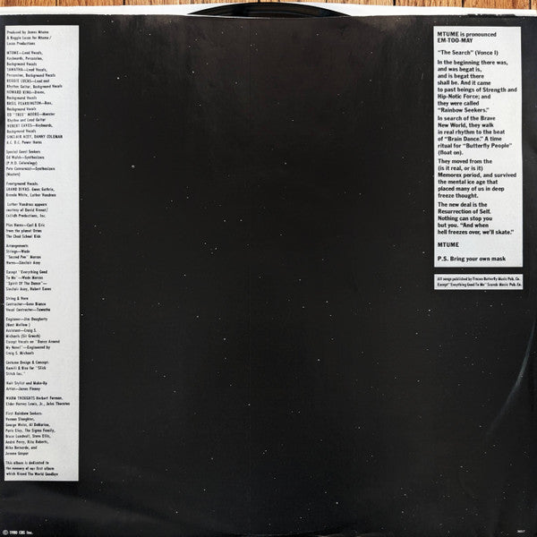 Mtume : In Search Of The Rainbow Seekers (LP, Album, Ter)