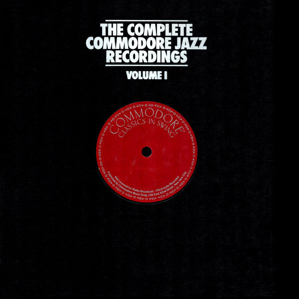 Various : The Complete Commodore Jazz Recordings Volume I (23xLP, Comp + Box, Ltd)