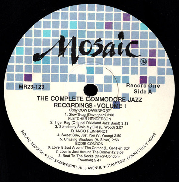 Various : The Complete Commodore Jazz Recordings Volume I (23xLP, Comp + Box, Ltd)