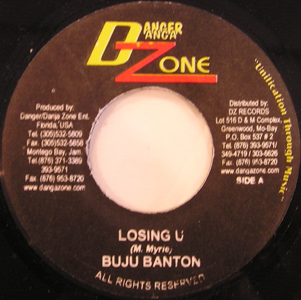 Buju Banton / Nash* : Losing U / Miss Familia Face (7")