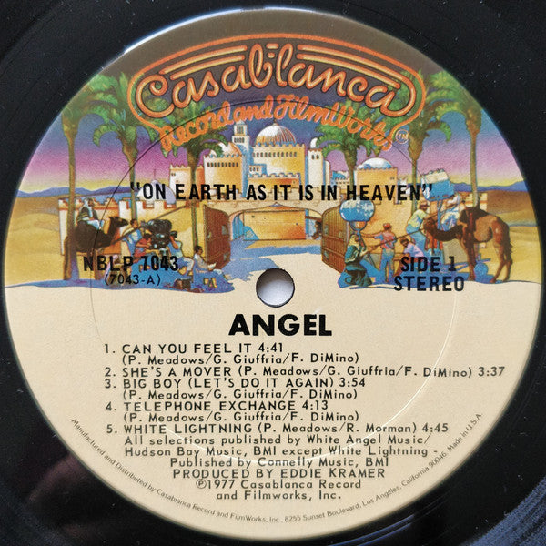 Angel (24) : On Earth As It Is In Heaven (LP, Album, Ter)