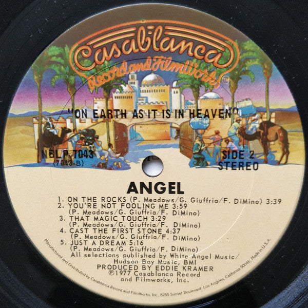 Angel (24) : On Earth As It Is In Heaven (LP, Album, Ter)
