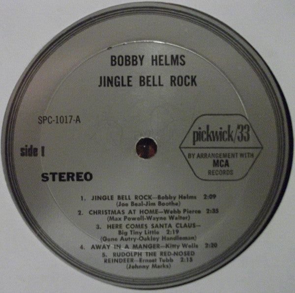 Various : Jingle Bell Rock - The Original Bobby Helms Hit! (LP, Comp, Sil)