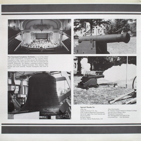 Tchaikovsky*, Cincinnati Symphony Orchestra, Erich Kunzel : 1812 / Capriccio Italien / "Cossack Dance" From Mazeppa (LP, Gat)