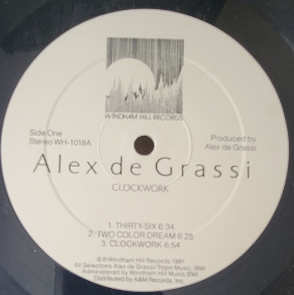 Alex De Grassi : Clockwork (LP, Album)
