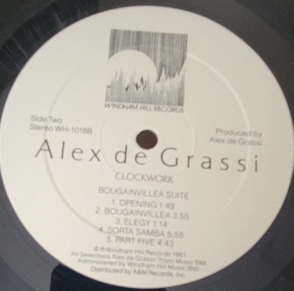 Alex De Grassi : Clockwork (LP, Album)