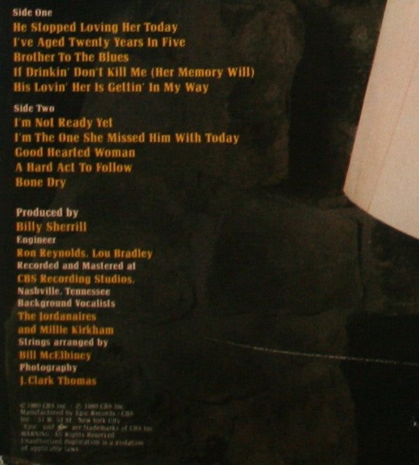 George Jones (2) : I Am What I Am (LP, Album, Pit)