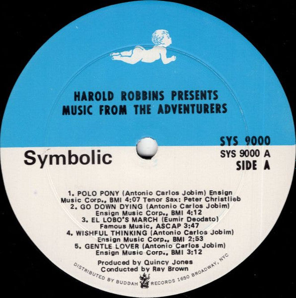 Antonio Carlos Jobim, The Ray Brown Orchestra* Arranged By Quincy Jones : Harold Robbins Presents Music From The Adventurers (LP, Album)