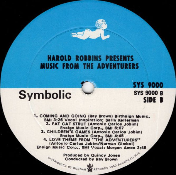 Antonio Carlos Jobim, The Ray Brown Orchestra* Arranged By Quincy Jones : Harold Robbins Presents Music From The Adventurers (LP, Album)