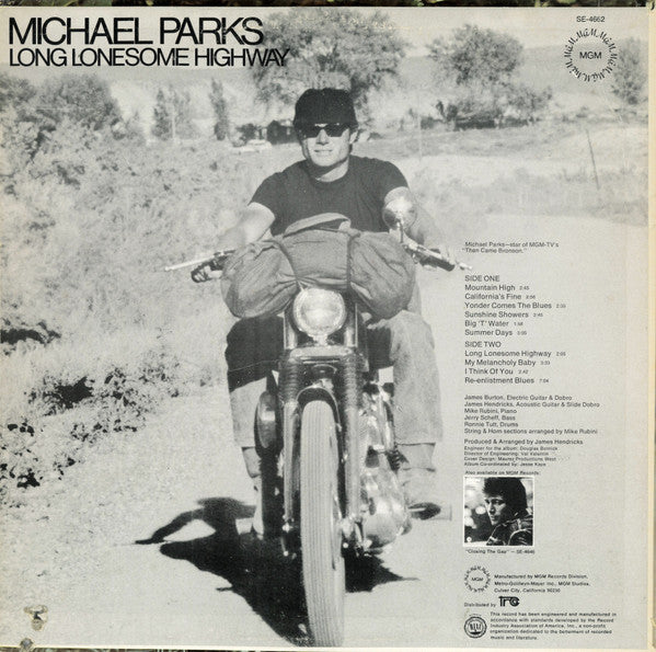 Michael Parks (3) : Long Lonesome Highway (LP, Album)