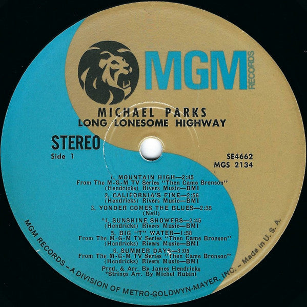 Michael Parks (3) : Long Lonesome Highway (LP, Album)