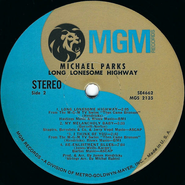 Michael Parks (3) : Long Lonesome Highway (LP, Album)