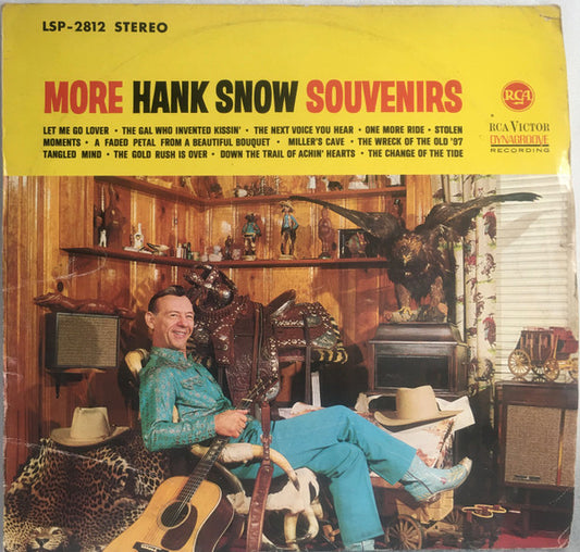 Hank Snow : More Hank Snow Souvenirs (LP, RE)