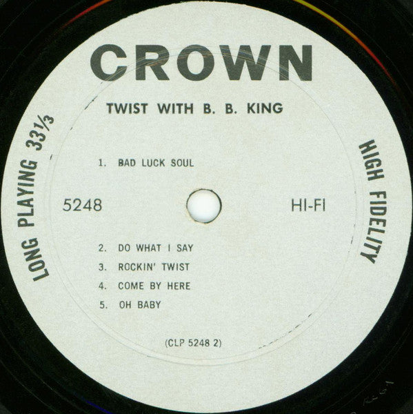 B.B. King : Twist With B.B. King (LP)