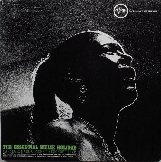 Billie Holiday : The Essential Billie Holiday (Carnegie Hall Concert) (LP, Mono, RE, Gat)