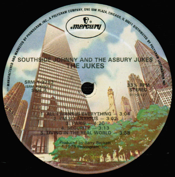 Southside Johnny And The Asbury Jukes* : The Jukes (LP, Album, 53 )