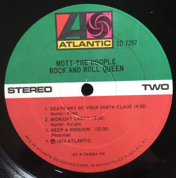 Mott The Hoople : Rock And Roll Queen (LP, Comp, PR )