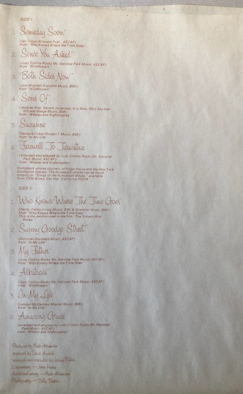 Judy Collins : Colors Of The Day (The Best Of Judy Collins) (LP, Comp, Promo)