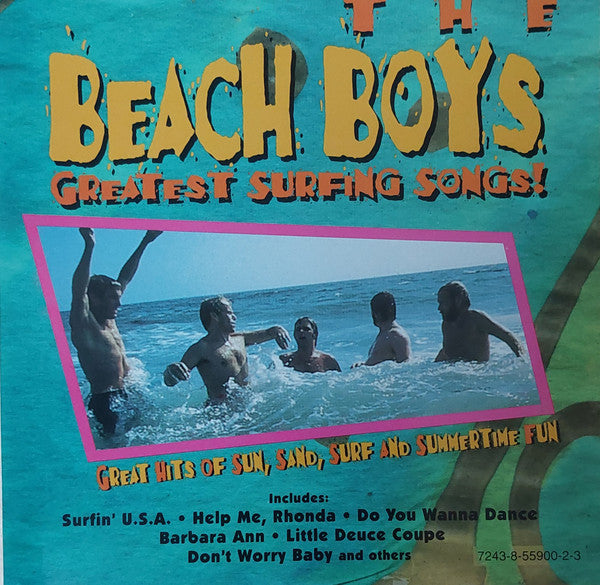 The Beach Boys : Greatest Surfing Songs! (CD, Comp)