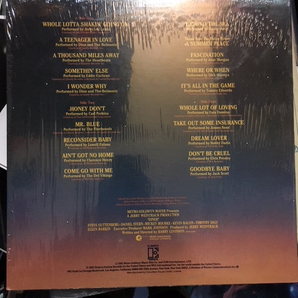 Various : Diner (Original Motion Picture Soundtrack) (2xLP, Comp, Club, Col)