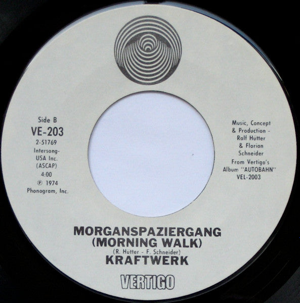 Kraftwerk : Autobahn (7", Single, Styrene, Pit)