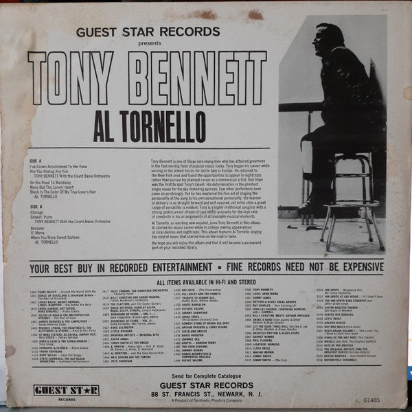 Tony Bennett, Al Tornello : I've Grown Accustomed To Her Face (LP, Album, Pur)