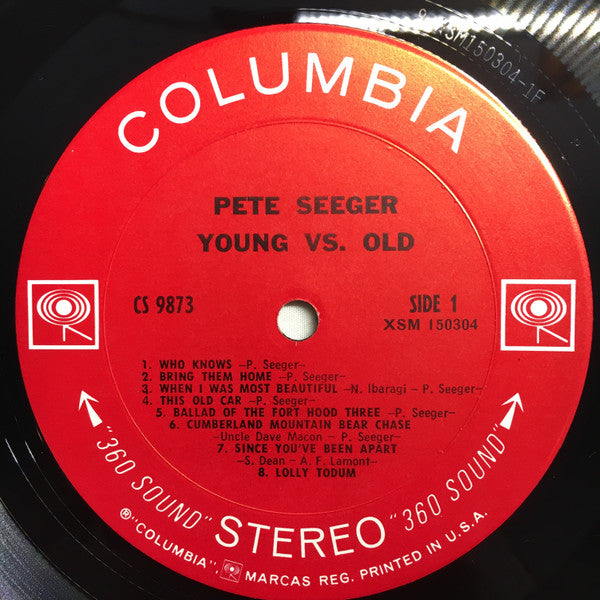 Pete Seeger : Young Vs. Old (LP)