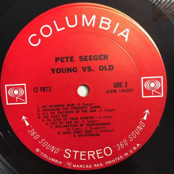 Pete Seeger : Young Vs. Old (LP)