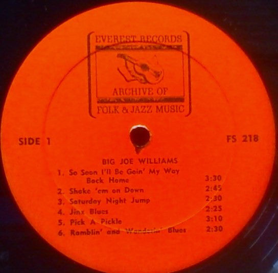 Big Joe Williams : Big Joe Williams (LP, Album)