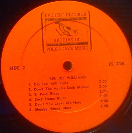Big Joe Williams : Big Joe Williams (LP, Album)