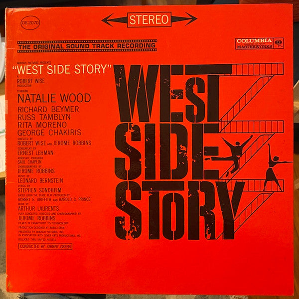 Leonard Bernstein : West Side Story (The Original Sound Track Recording) (LP, Album, Pit)