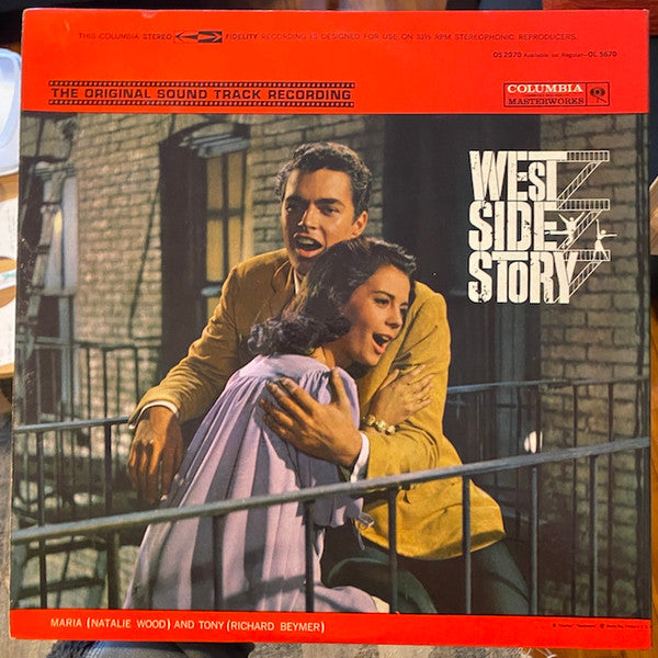 Leonard Bernstein : West Side Story (The Original Sound Track Recording) (LP, Album, Pit)