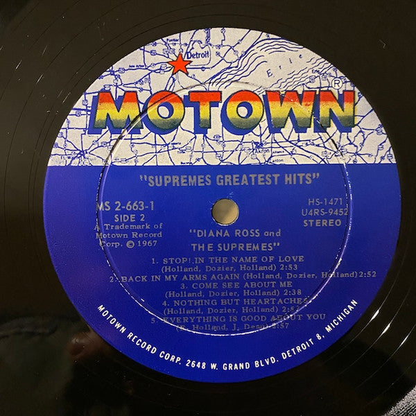 Diana Ross And The Supremes* : Greatest Hits (2xLP, Album, Comp, RCA)
