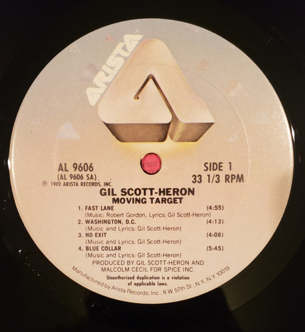 Gil Scott-Heron : Moving Target (LP, Album, Ter)