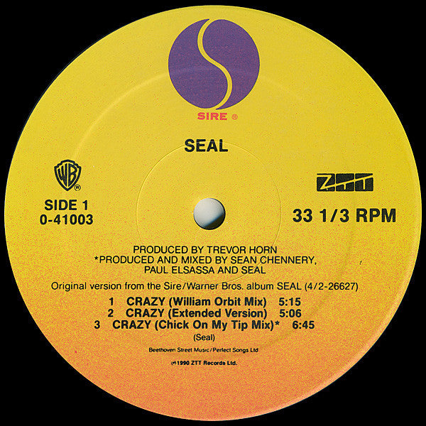 Seal : Crazy (12", Maxi)