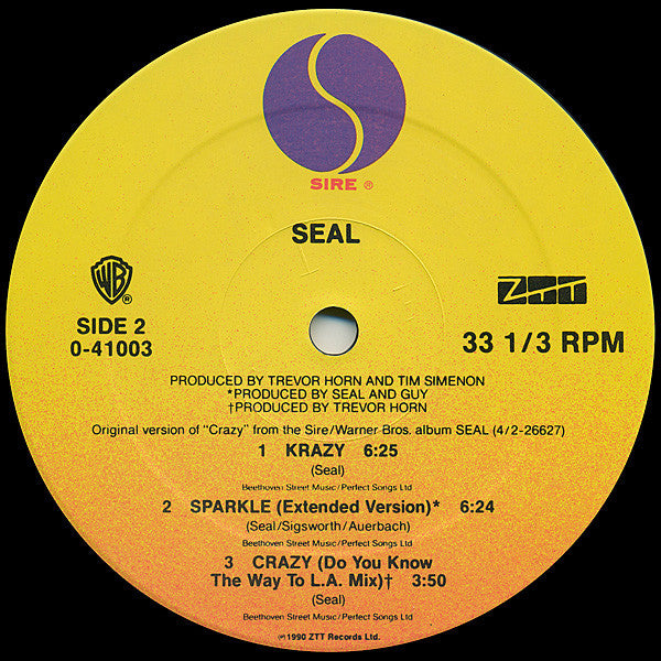 Seal : Crazy (12", Maxi)