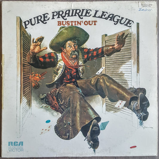 Pure Prairie League : Bustin' Out (LP, Album, Ind)