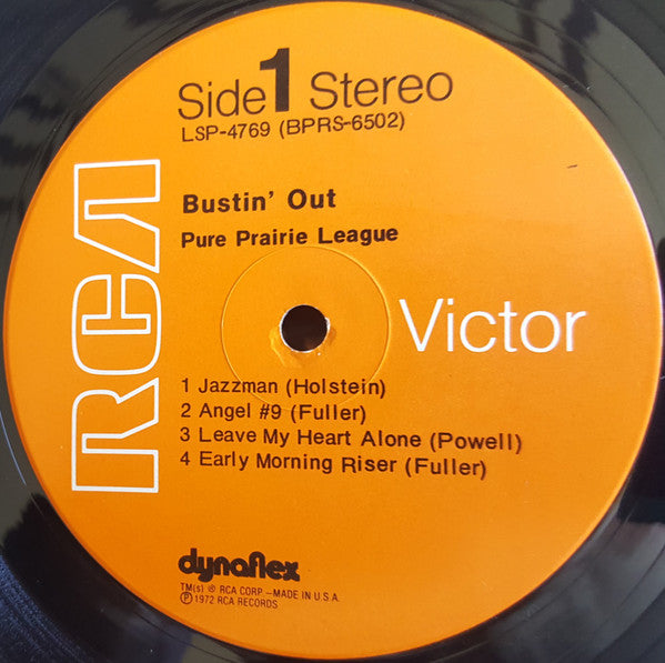 Pure Prairie League : Bustin' Out (LP, Album, Ind)