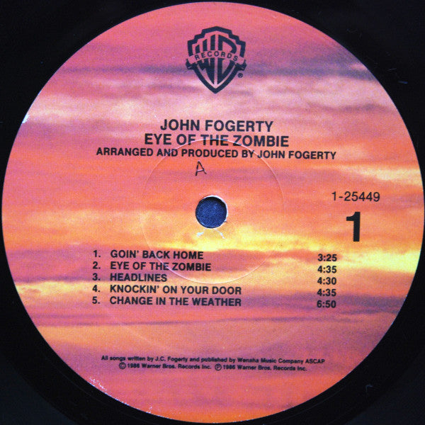 John Fogerty : Eye Of The Zombie (LP, Album, All)