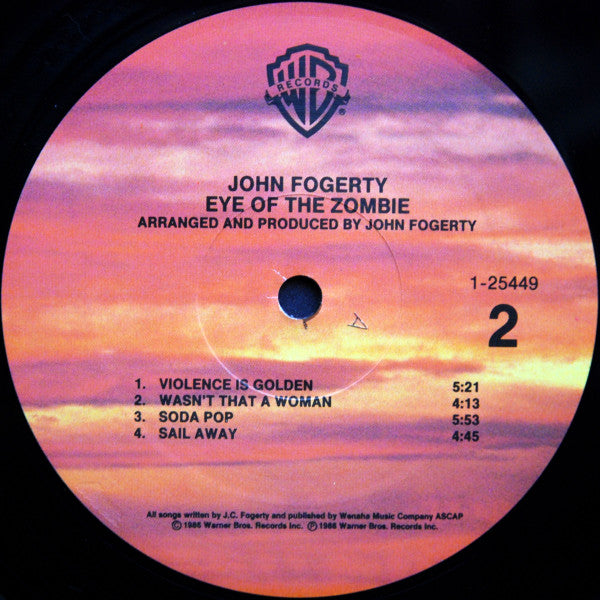 John Fogerty : Eye Of The Zombie (LP, Album, All)