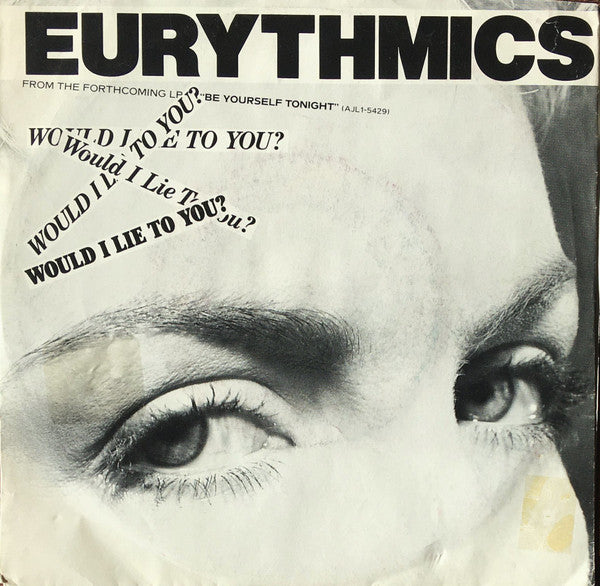 Eurythmics : Would I Lie To You? (7", Single)