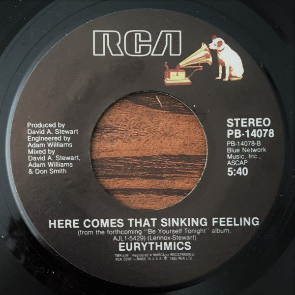 Eurythmics : Would I Lie To You? (7", Single)