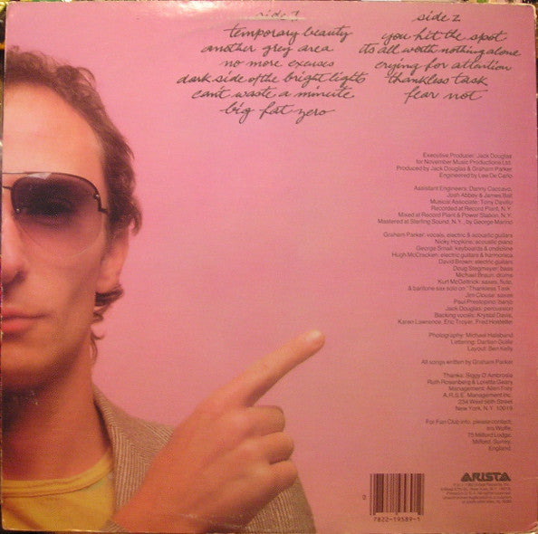 Graham Parker : Another Grey Area (LP, Album)