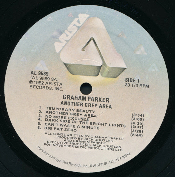 Graham Parker : Another Grey Area (LP, Album)