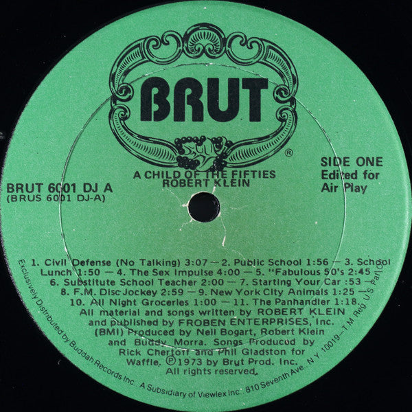 Robert Klein : Child Of The Fifties (LP, Album, Promo, Gre)